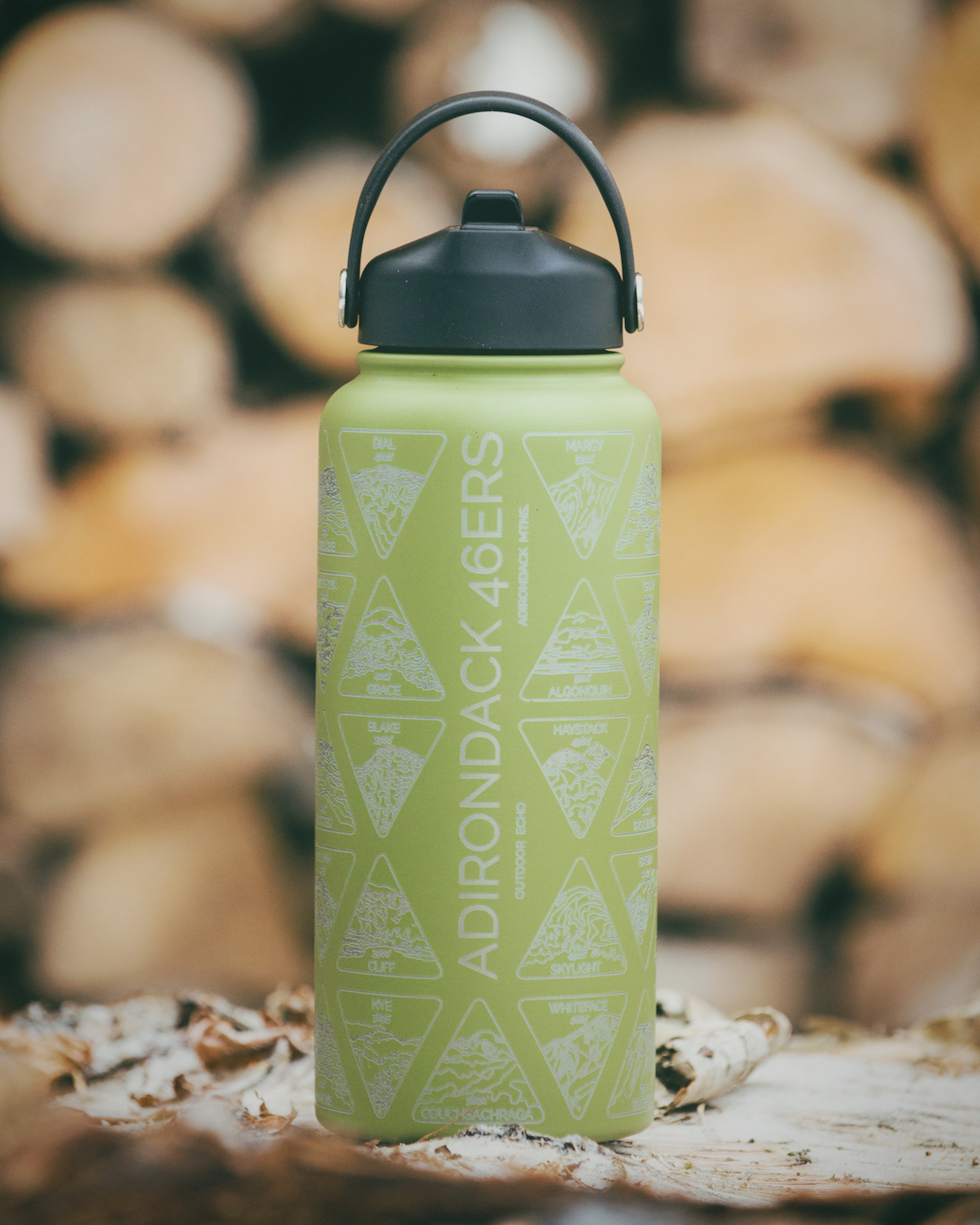 ADK 46ers Checklist Water Bottle | Paul Smith's College Mercantile